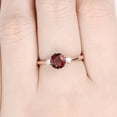 thumbnail image 1 of Natural garnet ring, gemstone ring, Sterling Silver Natural Garnet Ring, Girlfriend Wife Cut, January Birthstone, 14K Garnet Ring, Gold Ring, 1 of 5