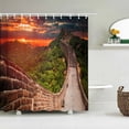 thumbnail image 1 of Natural landscape China Great Wall Fabric Shower Curtain Waterproof Printing Bath Curtains for Bathroom Decorate with 12, 1 of 5