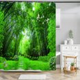 thumbnail image 1 of Natural landscape Forest Scery Shower Curtains Bathroom Bathtub ration Waterproo, 1 of 5