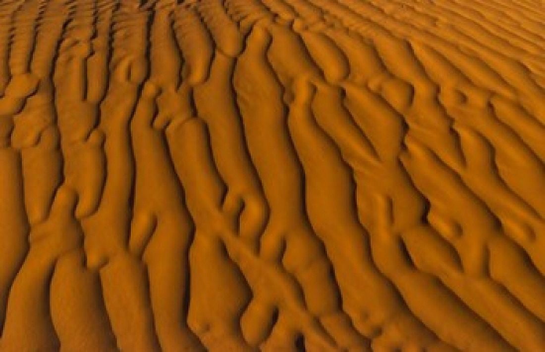 Natural sand patterns Sahara Douz Tunisi Africa Canvas Art - Bill Bachmann DanitaDelimont (34 x 22)