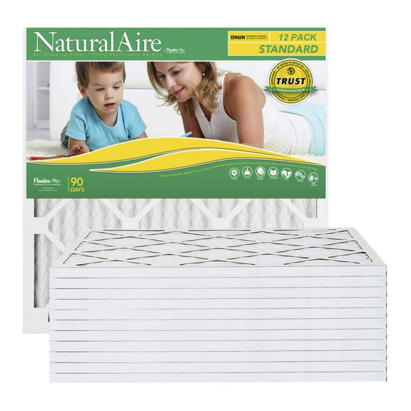 NaturalAire Standard Air Filter, MERV 8, 10" x 10" x 1", 1-Pack