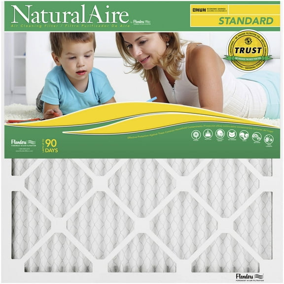 NaturalAire Standard Air Filter, MERV 8, 10" x 10" x 1", 1-Pack