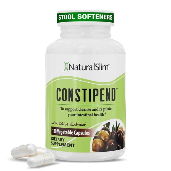 NaturalSlim Constipend® - Colon Cleanse and Constipation Relief, 120 Capsules