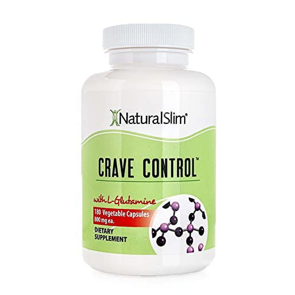 NaturalSlim Crave Control Help Stop Sugar Cravings, Energy & Metabolism Support w/ Amino Acid