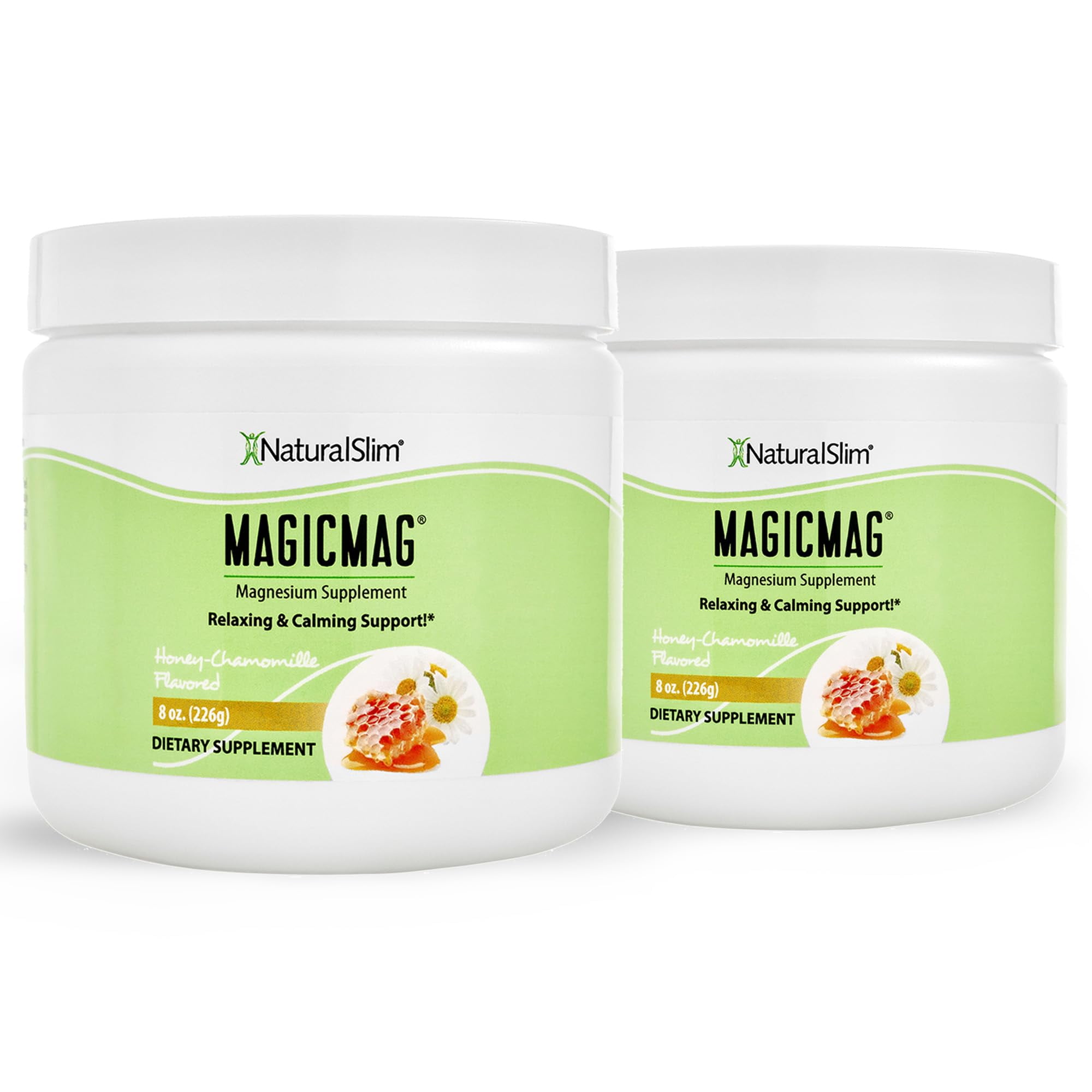 NaturalSlim MagicMag® Magnesium Citrate Powder - Anti Stress Drink Mix -  8oz 