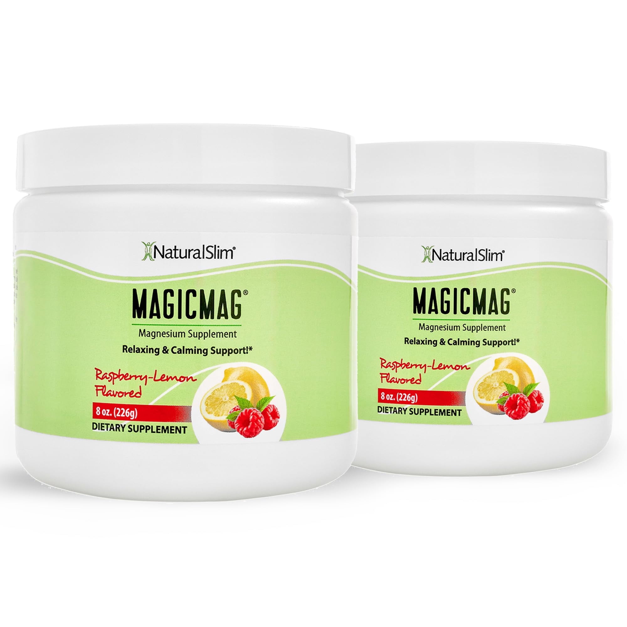 Polvo de citrato de magnesio puro NaturalSlim Magicmag: soporte para el  estrés, el estreñimiento, los músculos