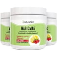 thumbnail image 1 of NaturalSlim Magicmag Pure Magnesium Citrate Powder Stress, Constipation, Muscle, Heart Health, and Sleep Support | Raspberry Lemon Magnesium Supplement - 8oz Drink Mix (3 Pack), 1 of 6