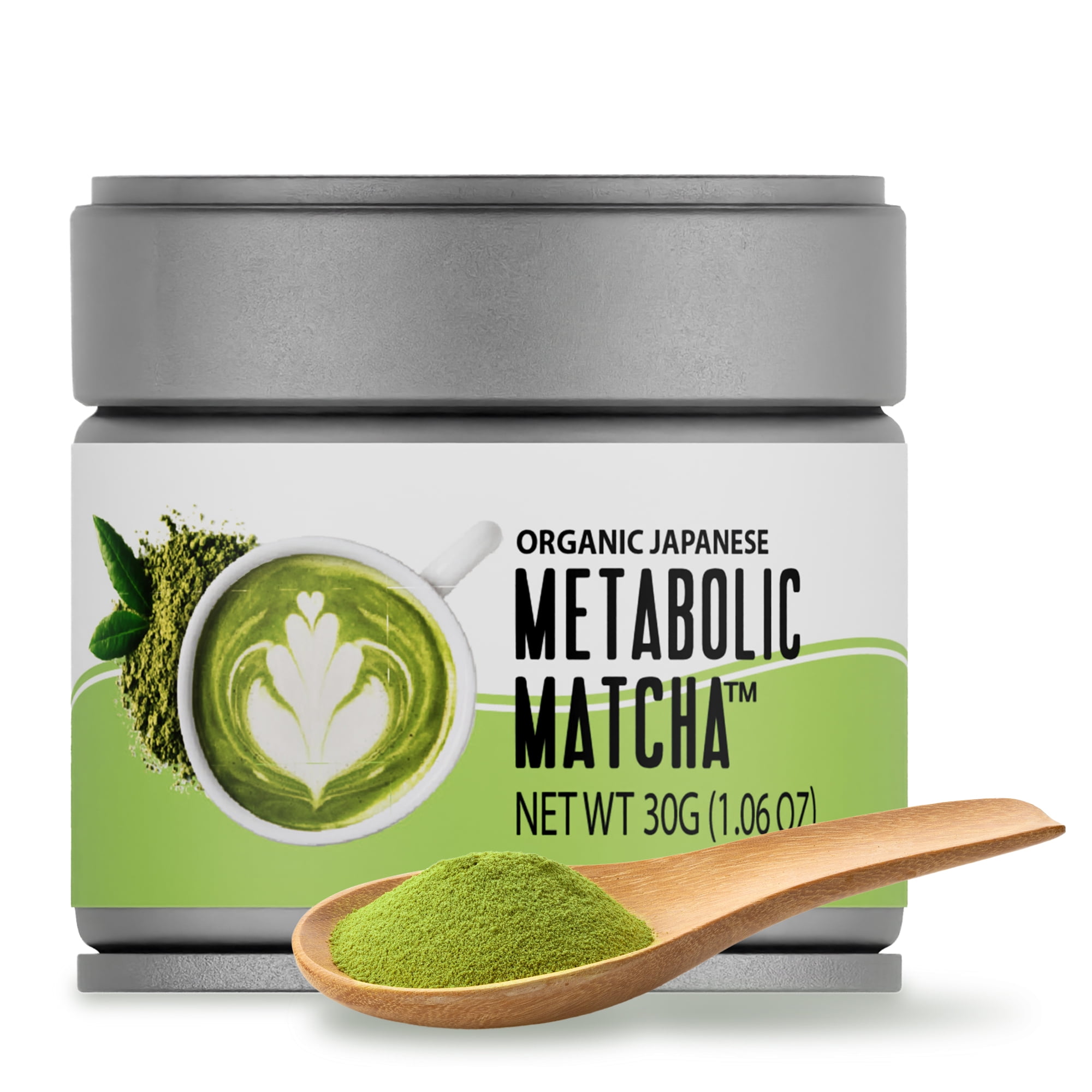 NaturalSlim Metabolic Matcha - Organic Green Tea Matcha Powder, 30 grams 