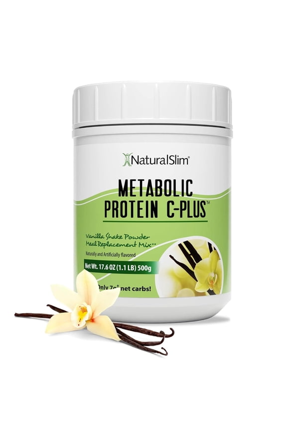 Metabolic Protein C-Plus - Whey Protein Shake Powder Vanilla, 10 Servings