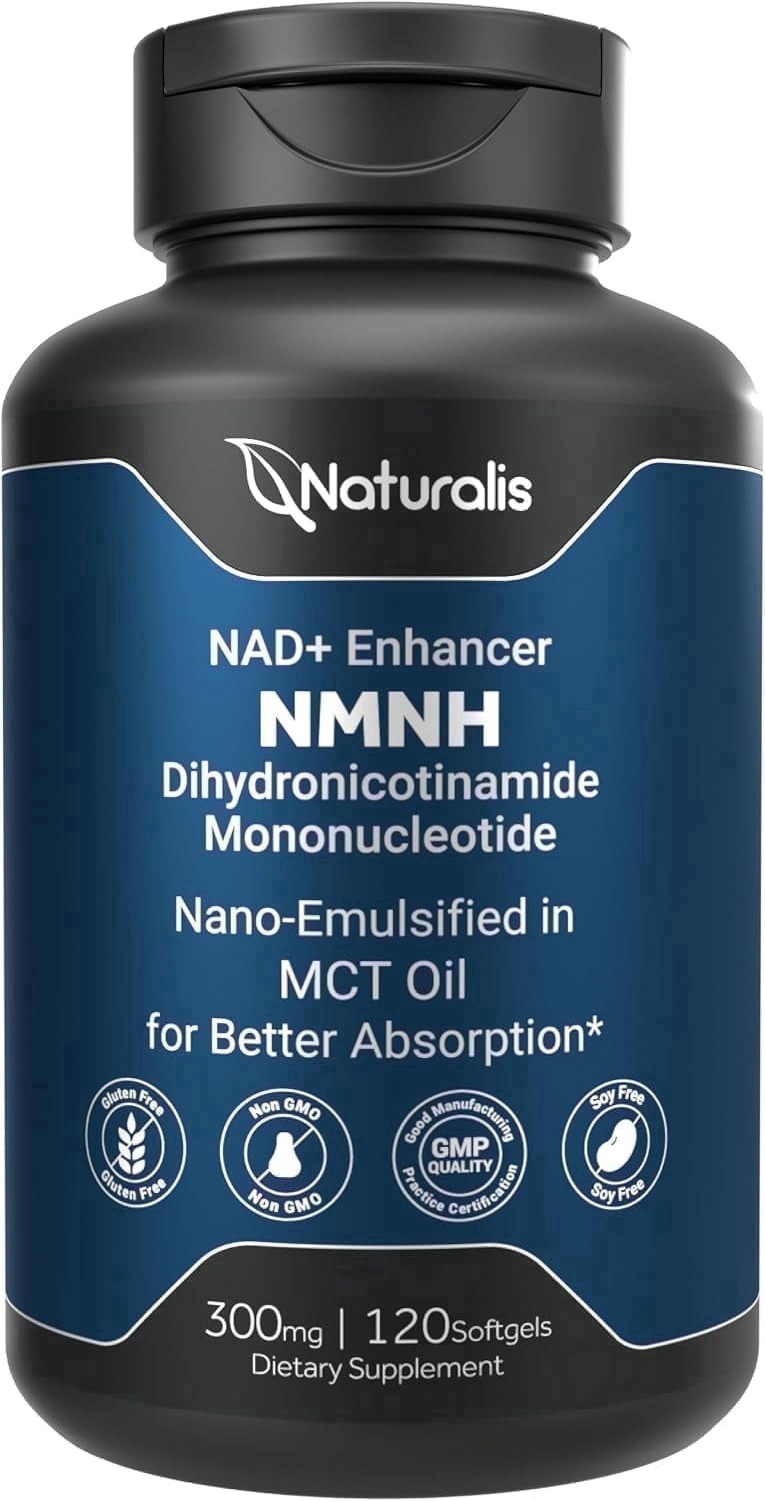 Naturalis N-MNH 300mg May Better than NAD+ and Enhance NAD+ Levels & Support - 120 Softgels