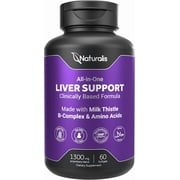 Naturalis Silymarin Milk Thistle 1300mg Enhanced with B Complex & Amino Acids | 13-in-1 | 60 Softgels
