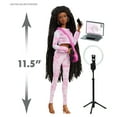 thumbnail image 1 of Naturalistas 11.5-inch Grace Fashion Doll and Accessories with 4B Textured Hair, Medium Brown Skin Tone, Deluxe Influencer Set, 1 of 9