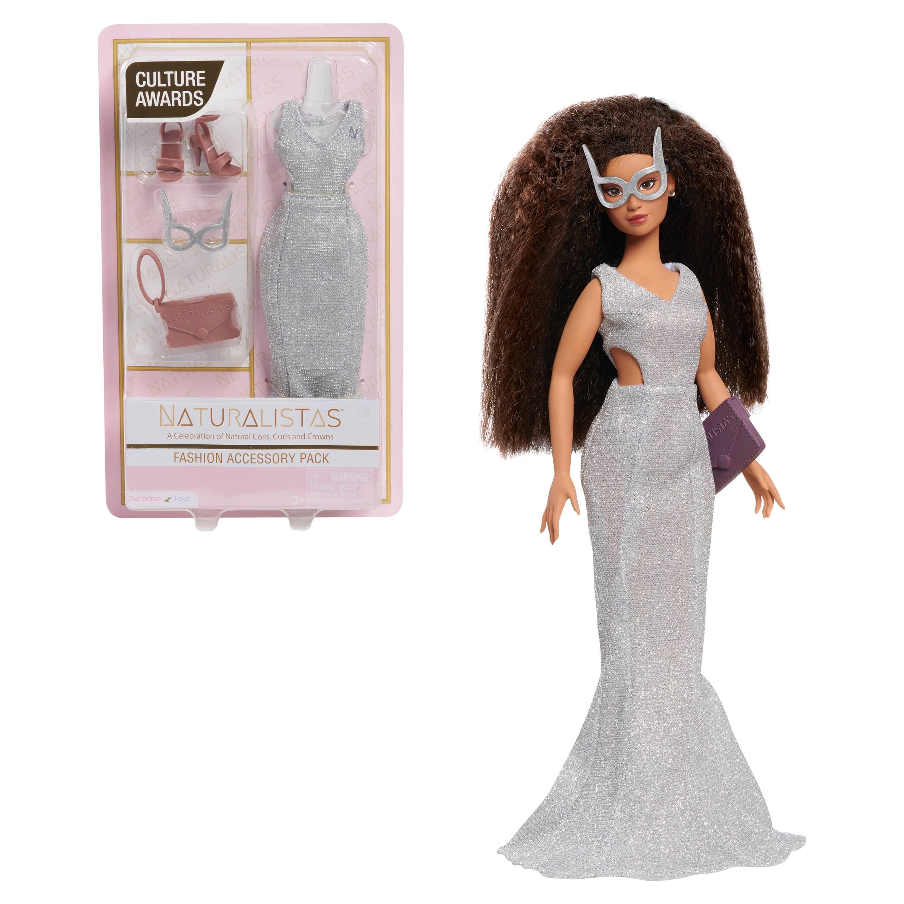 Naturalistas Fashion Pack 4-Piece Outfit and Accessories Set for