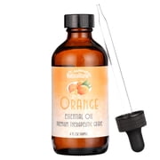 Naturalitana Sweet Orange Essential Oil (4oz) Aromatherapy for Diffuser, Soap, Bath Bombs, Candles, and More