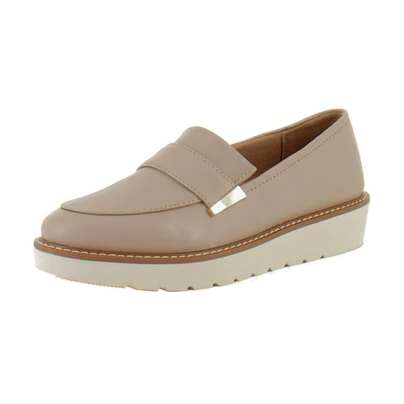 Naturalizer Adiline Women's Loafers & Slip-Ons Warm Fawn Tan Leather Size 8.5 W