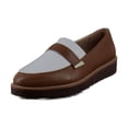 thumbnail image 1 of Naturalizer Adiline Women's Loafers & Slip-Ons Warm White/English Tea Color Block, 1 of 8
