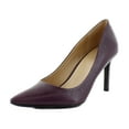 thumbnail image 1 of Naturalizer Anna Women's Heels Deep Plum Purple Leather Size 9 W, 1 of 8