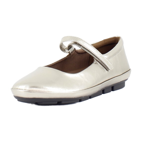 Naturalizer Behold2 Women's Flats Warm Silver Leather Size 7.5 W