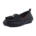 thumbnail image 1 of Naturalizer Betsy Women's Loafers & Slip-Ons Black Leather Size 8 W, 1 of 8