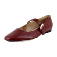 thumbnail image 1 of Naturalizer Carter Women's Flats Cranberry Leather Size 10 M, 1 of 8