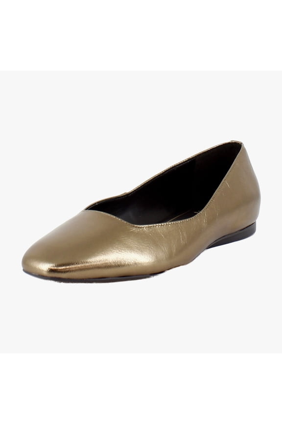 Chelsea Women's Flats Gold Leather Size 6.5 M
