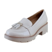 Naturalizer Committed Womens Loafers & Slip-Ons Porcelain White Size 11 W