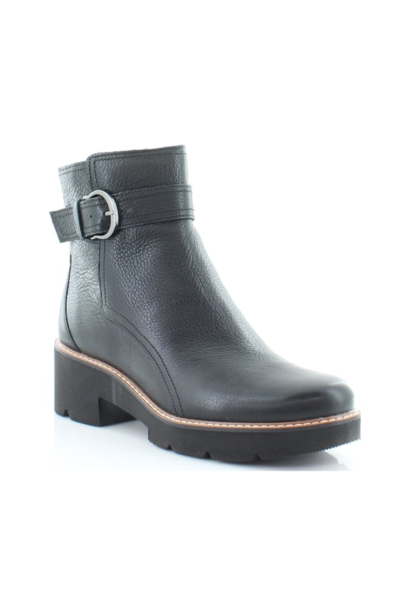 Dasha Women's Boots Black Lea Size 7.5 M