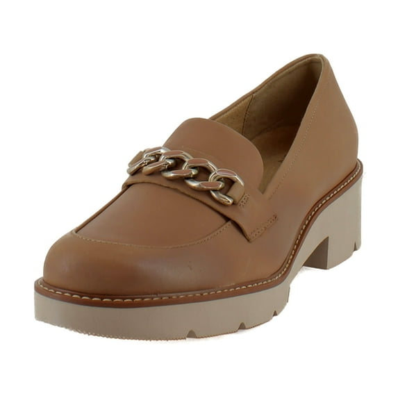 Naturalizer Desi Women's Loafers & Slip-Ons Taupe Beige Leather Size 12 M