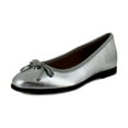 thumbnail image 1 of Naturalizer Essential Women's Flats Silver Leather Size 6.5 M, 1 of 8