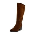 thumbnail image 1 of Naturalizer Women's Fae Knee High Boot Saddle Tan Suede Wide Calf 7.5W, 1 of 8
