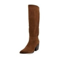 thumbnail image 1 of Naturalizer Fae Women's Boots Saddle Tan Suede Size 8 W, 1 of 8
