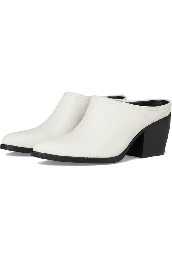 Fairmont-Mule Women's Boots Warm White Leather Size 10 W