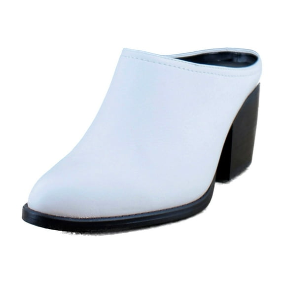 Naturalizer Fairmont-Mule Women's Boots Warm White Leather Size 6.5 M