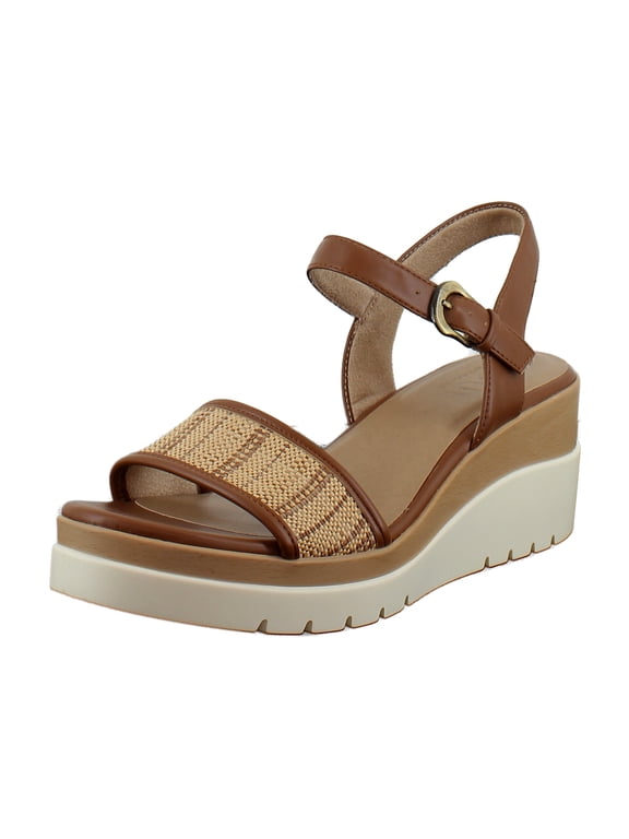Graciela Women's Sandals Natural Brown Faux Raffia Size 11 M