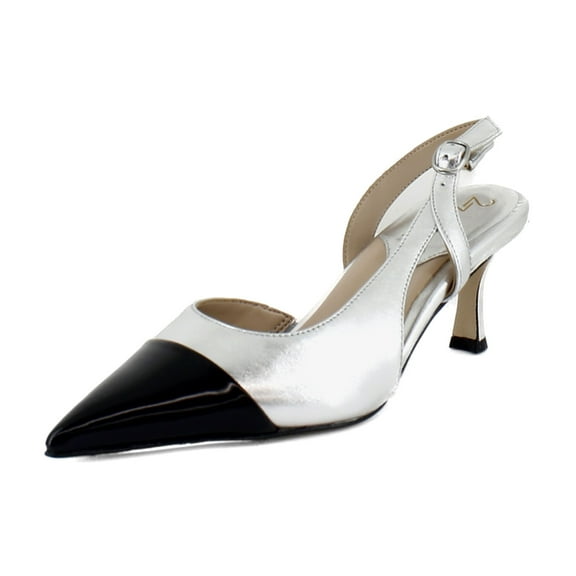 Naturalizer Ilyssa Women's Heels Silver Leather Size 7 M