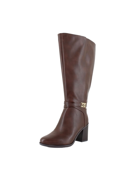 Jane Extra Wide Calf Women's Boots Cappuccino Brown Size 9 W