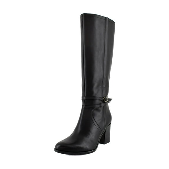 Naturalizer Kamila Women's Boots Black Leather Size 12 M