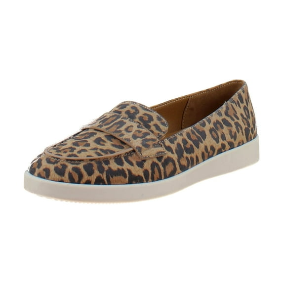Naturalizer Karis Women's Loafers & Slip-Ons Light Tan Leopard Suede Size 8 W