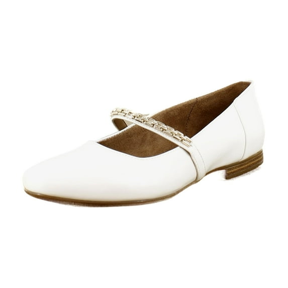 Naturalizer Kelly-Chain Women's Flats Warm White Size 10 M