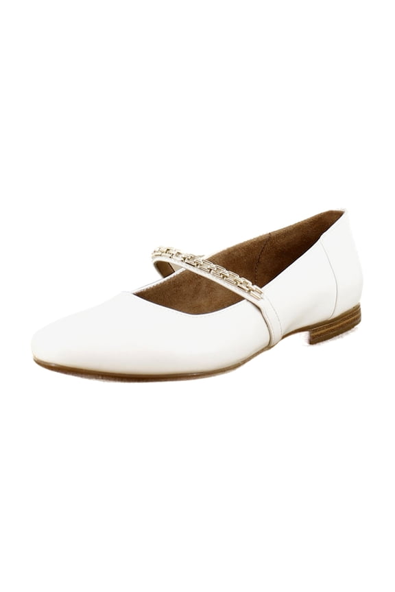 Kelly-Chain Women's Flats Warm White Size 9.5 M