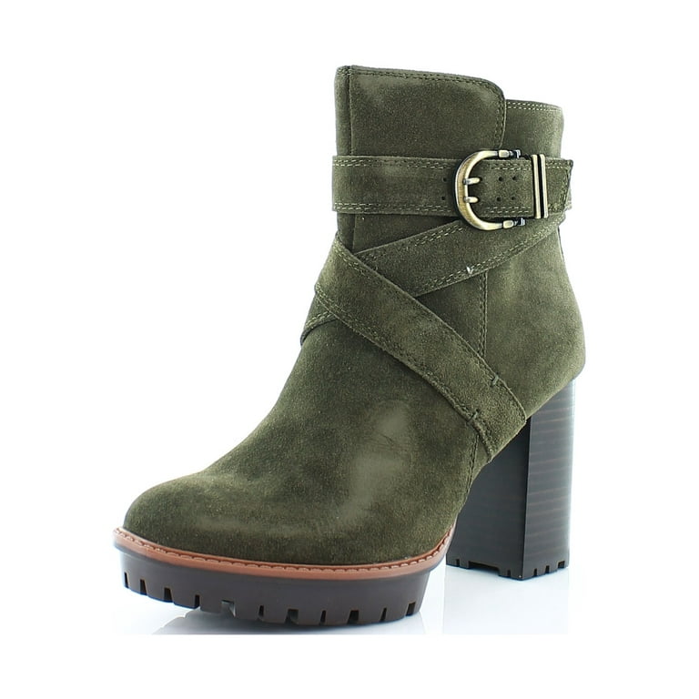 Naturalizer Lyra Women s Boots Dark Green Suede Size 7 M Walmart