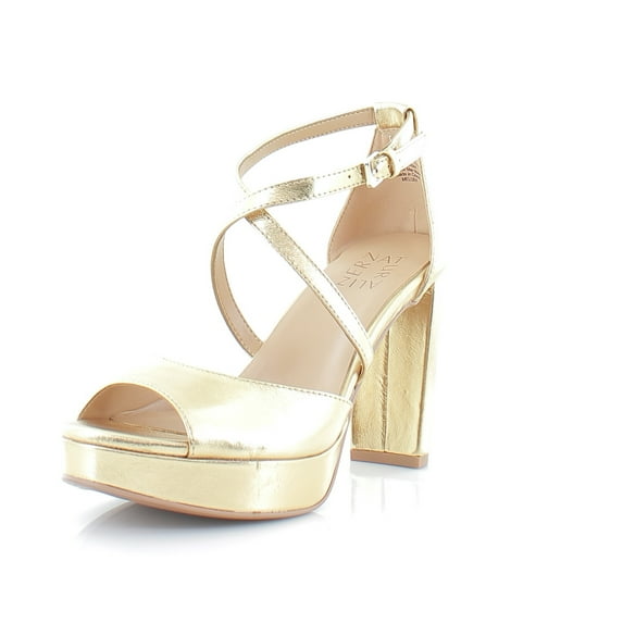 Naturalizer Melody Women's Heels Dark Gold Leather Size 6.5 W