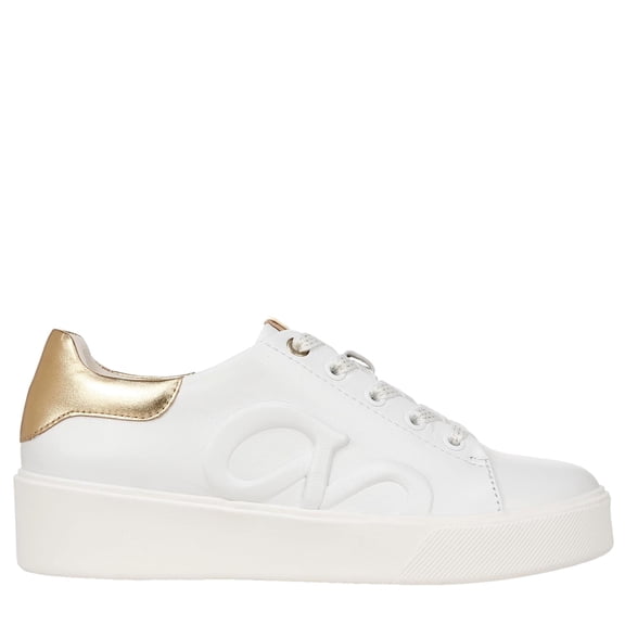 Naturalizer Morrison Logo White / Dark Gold I8936L4101 Women's Size 8.5