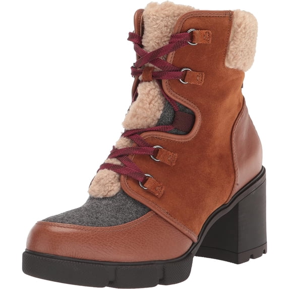 Naturalizer Women's Myla Ankle Boots Tawny Brown 7M