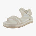 thumbnail image 1 of Naturalizer Neila2 Women's Sandals Eggshell Beige Raffia Size 10 M, 1 of 8