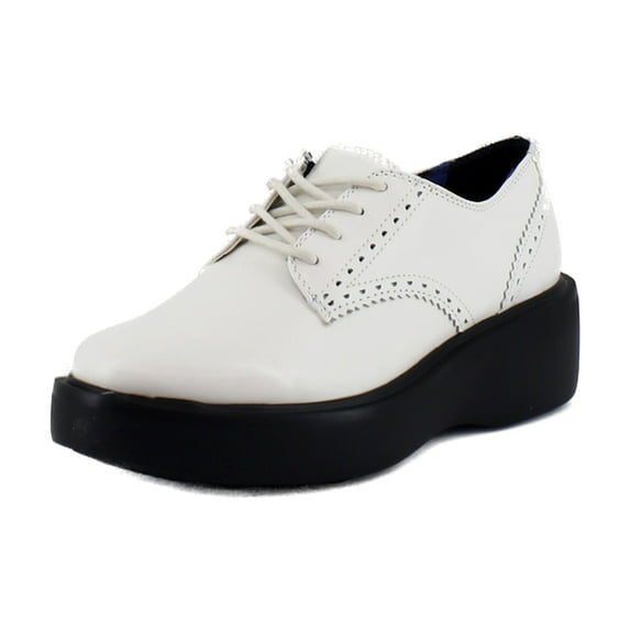 Naturalizer Obtain Women's Oxfords Warm White Leather Size 12 M