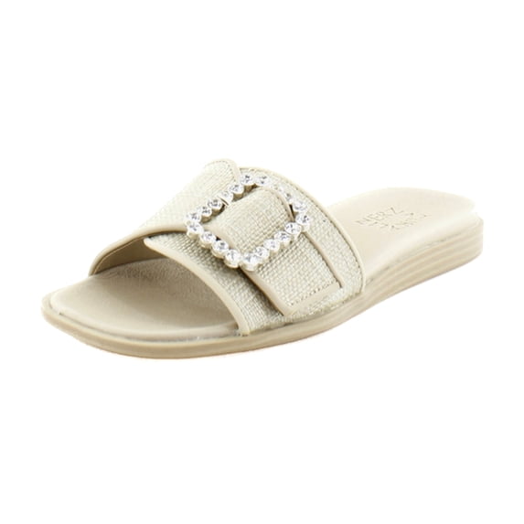 Naturalizer Olivia Slide Women's Sandals Tan/Silver Size 5.5 M