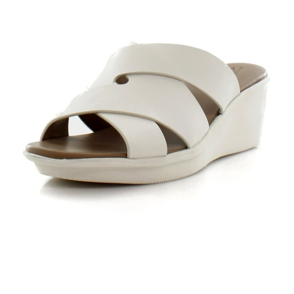 Naturalizer Rowena Women's Sandals White Leather Size 6.5 M
