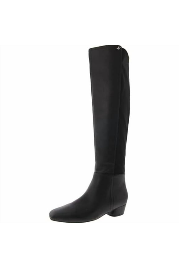 SOUL Womens Orchid Chunky Bottom Knee High Boot, Black, 9
