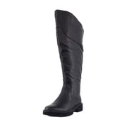 Naturalizer Scarlette Extra Wide Calf Womens Boots Black Leather Size 7.5 W